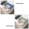 Panda Design Waterproof Toilet Seat Cover Set
