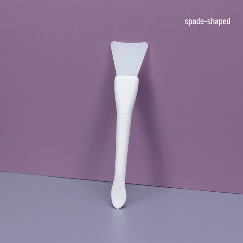 Doppelköpfiges Silikon-Maskenpinsel-Set: Fischschwanzlöffel zum Mischen, Auftragen, Auslöffeln und Entfernen von Schlammmasken