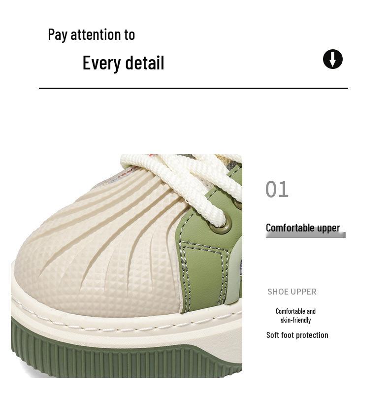 Men's Autumn Height-Increasing Skate Shoes - Breathable, Thick Sole, Korean Style, Versatile Casual Sneakers for Teens