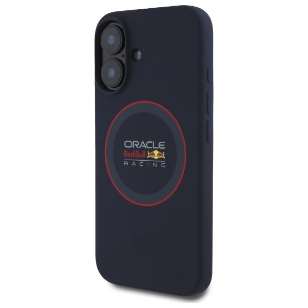 Red Bull Rbhmp16M24Siilvr Iphone 16 Plus 6.7 Hardcase Granatowy/Navy Silicone Red Ring Magsafe