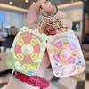 Mini Handheld Truth or Dare Spinner Keychain - Cute Cartoon Couple Bag Ornament