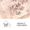 10Pcs Nail Faux Decor Gloss Shining Three-dimensional Art Non-fading DIY Crystal Manicure Craft Butterfly Nail