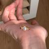 Classics Retro palace style light luxury pearl ring high quality elegant rings for women party wedding fine jewelry
