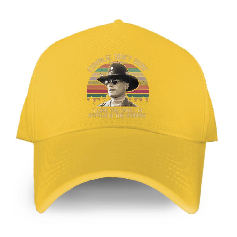 

Винтажная бейсбольная кепка «Апокалипсис сегодня, Чарли, не занимайся серфингом», фильм «Я люблю запах напалма по утрам», женские кепки унисекс, шляпа в стиле хип-хоп Adjustable