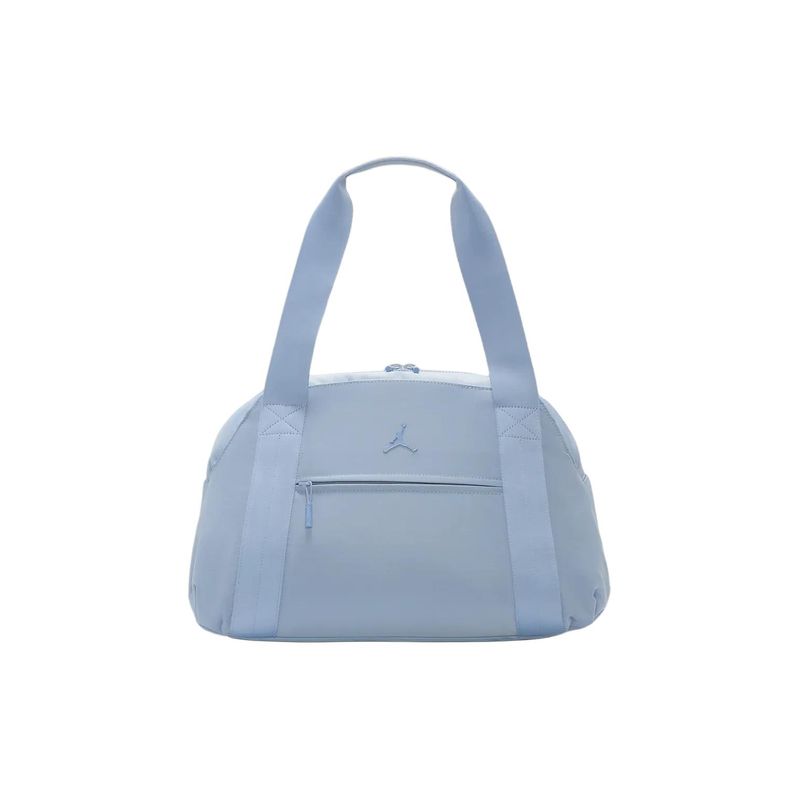 Jordan Alpha Brand Logo Zipper Closure Nylon Tote Travel Bag Unisex Bags Blue Gray HF7292-491