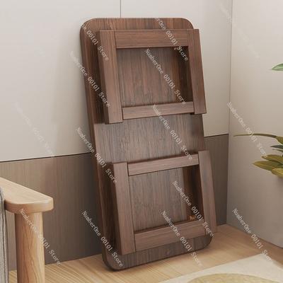 Foldable Bay Window Coffee Table, Simple Small Living Room Table Home, Study Desk, Computer Low Table, Space-saving and Stylish