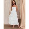 Summer Women's Fishbone New Sexy Fashion Tube Top Halter Cake Dress