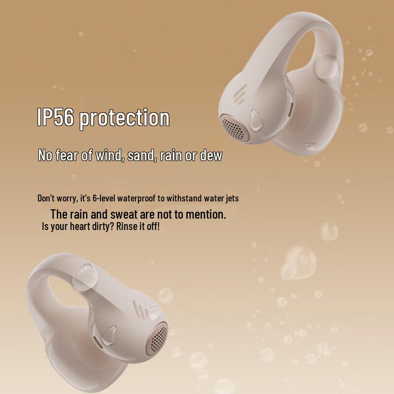 EDIFIER Comfo Clip Ear-Clip Open-Ear Sports Bluetooth Headphones