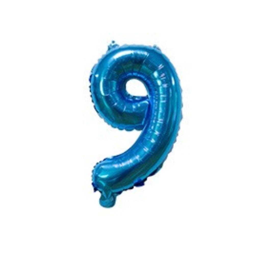 16-Inch Us Version Of Thin Body Digital Birthday Party Decoration Props Decoration Aluminum Film Balloon Digital