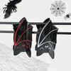 Funny Bat Shape Hair Pins Halloween Cute Claw Clip for Thick Hair, Acrylic Strong Grip Creative Ornaments Women Girls, Gothic Style Accessories