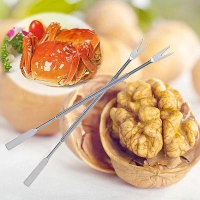 Praktische Olive Meeresfrüchte Krabbe Hummer Gabel Spieße Handlicher Helfer Nussknacker Nadel Edelstahl Lebensmittelgabeln Hochwertige Werkzeuge