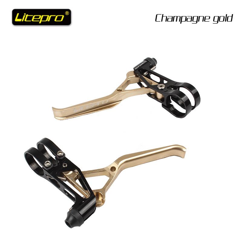 Litepro BMX Bicycle Ultralight CNC 64g Brake Lever Folding Bike For Brompton 14/16/20 Inch V Brake Levers Handle Parts