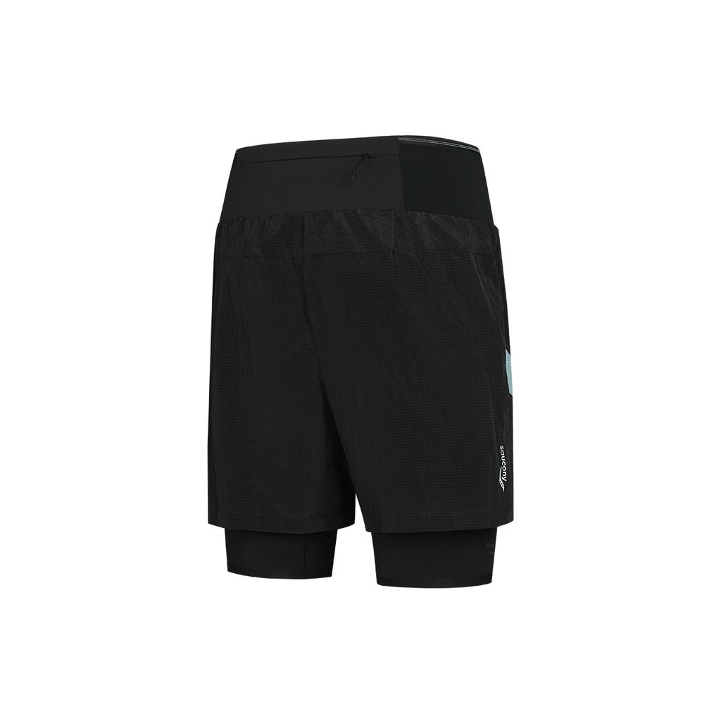 Saucony Casual Shorts Men's Jet Black Moderate SA2269DP32T-BK001