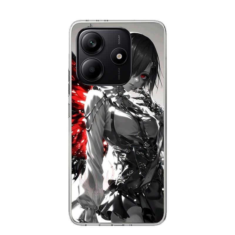 G-Ghoul Tokyo Touka Kirishima Phone Case For Xiaomi Redmi Note 15 14 13 12S 12 Pro Plus 11S 11E 11 11T 10S 10 Art Soft Pattern C