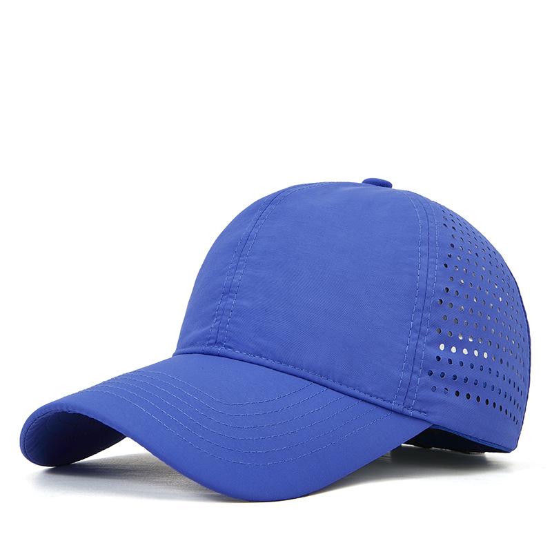 Summer Large Quick-Drying Mesh Baseball Caps For Men And Woman Adjustable XL Size Breathable Solid Colour Snapback Cap Dad Hats