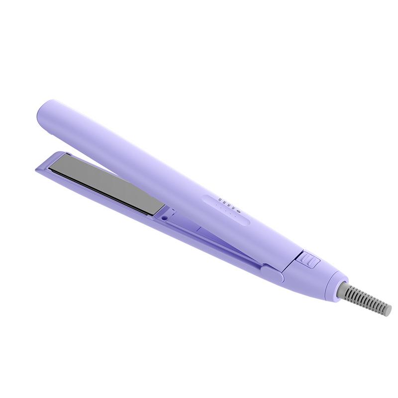 Dual-Use Negative Ion Hair Styler: Straightener & Curler - Gentle, Non-Damaging Heat Plate