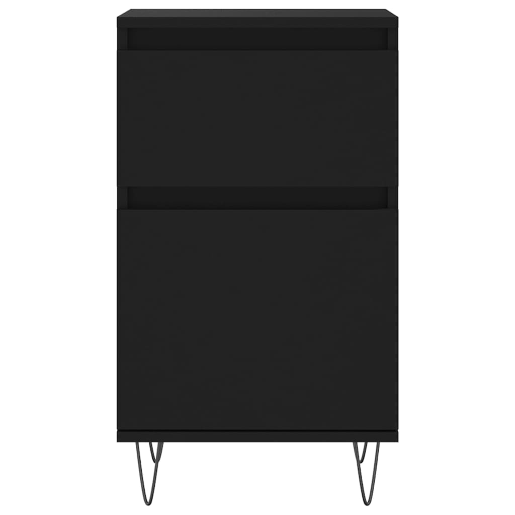 Sideboards 2 pcs Black 40 x 35 x 70 cm Engineered Wood