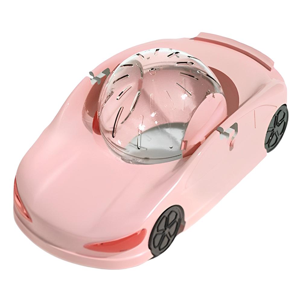 

Hamster Running Ball Funny Small Pet Transparent Ball Fitness Wheel Toy Vehicle for Small Pets Ferrets Golden Bear рожевий