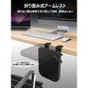 [NODOCA] Desktop Armrest Cushion, Desk Extender, Mouse Wrist Rest, Palm Rest, Folding Clamp-On Table Extension, Ergonomic Arm Support,