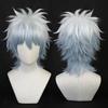 SUNXXCOS Gintama Cosplay Costume Accessory Wig, Heat-Resistant, (Sakata Gintoki)