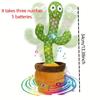 1pc Electronic Plush Toy Home Decoration for Children Xmas Gifts Dancing Talking Cactus Toys for Baby Boys and Girls