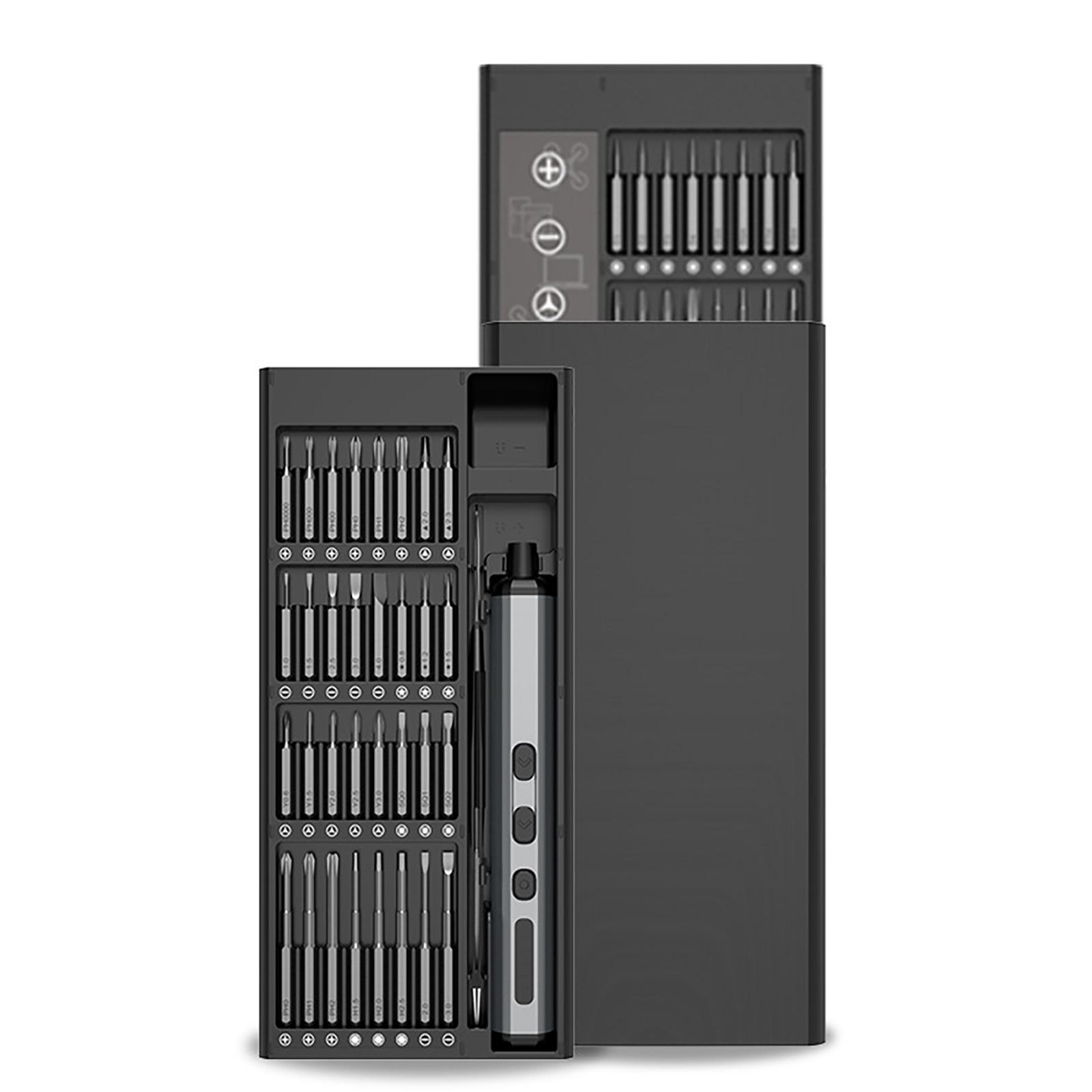 

Набор электрических отверток 68 в 1 Электроинструмент Магнитные биты для отвертки Инструмент для ремонта телефона, очков, часов, ПК, камеры