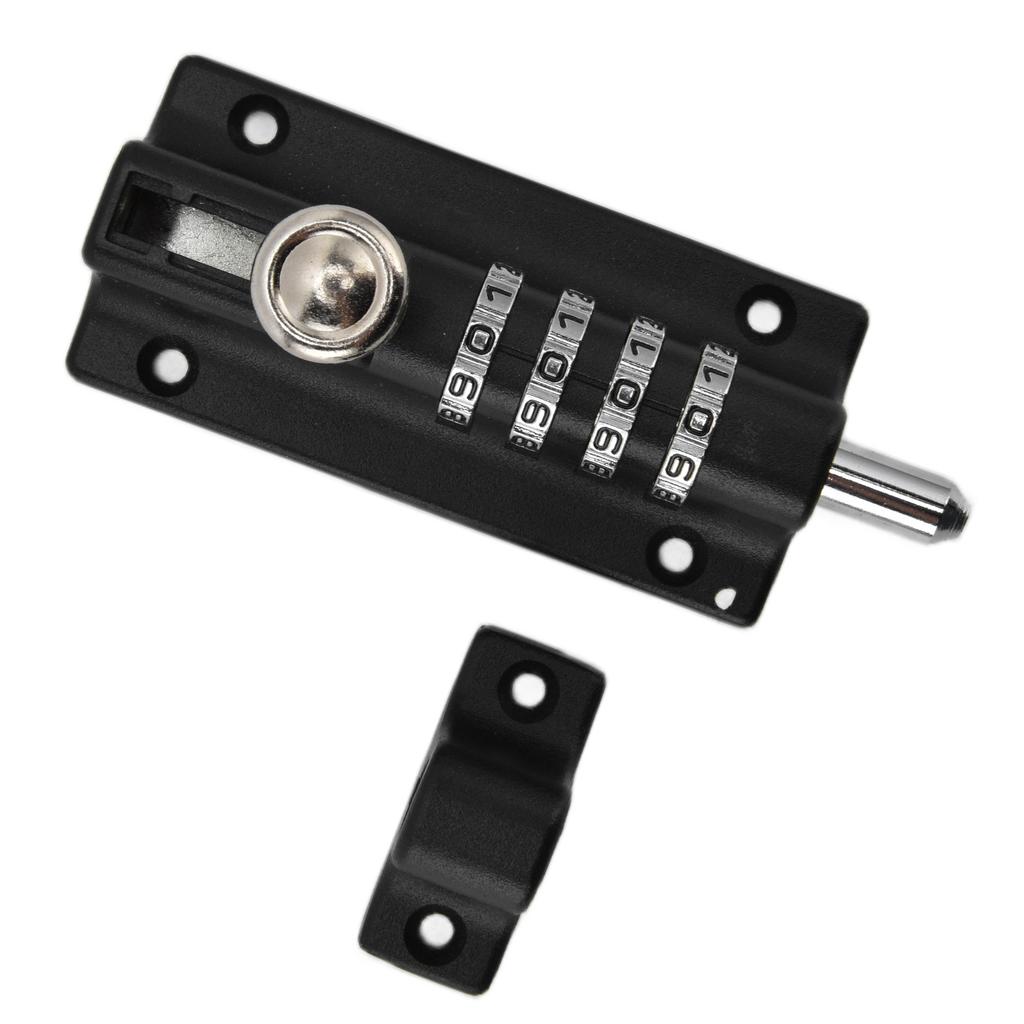Combination Locking Bolt Safe Password Durable Rust Resistant Coating 4 Digit Lock Bolt for Pool