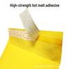 Yellow Kraft Shockproof Bubble Mailer - Self-Sealing Cross-Border Packaging Envelope