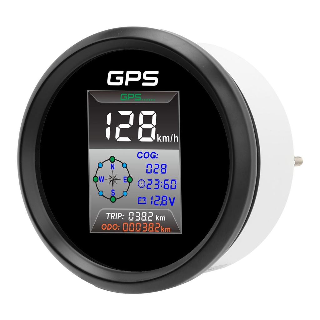 85mm Digital GPS Speedometer Knots MPH KMH LED Backlight Antifog IP67 Waterproof for 9 To 32V Boat Yacht Car Motorcycle