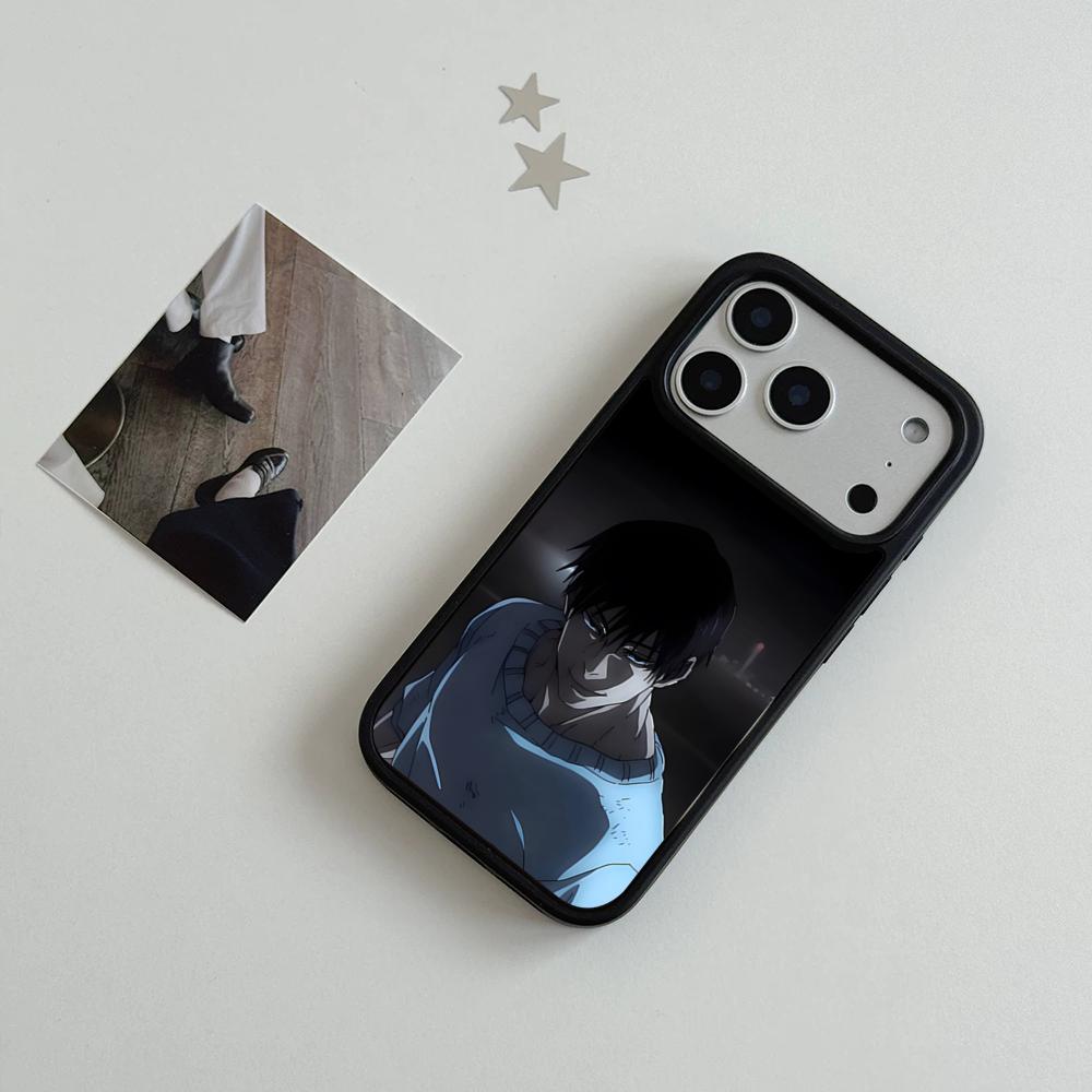 Toji Fushiguro Jujutsu K-Kaisen Handyhülle Für IPhone 17 Air 16 15 14 Plus 13 12 11 Pro Max Zweifarbig Hart-PC Mode Schutz