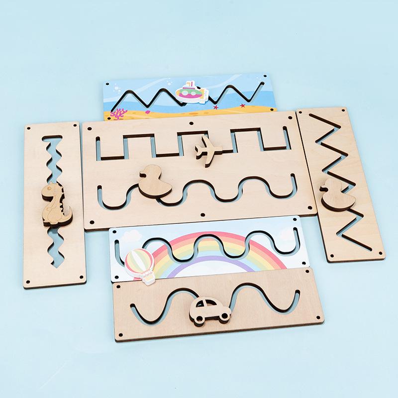 Montessori Cognitive Busy Board - Educational Toys for Toddlers