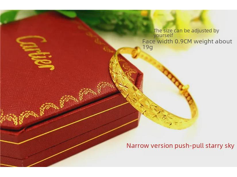 Bracelet étoile vietnamien en laiton doré et sable – Bijou de mariage durable et populaire