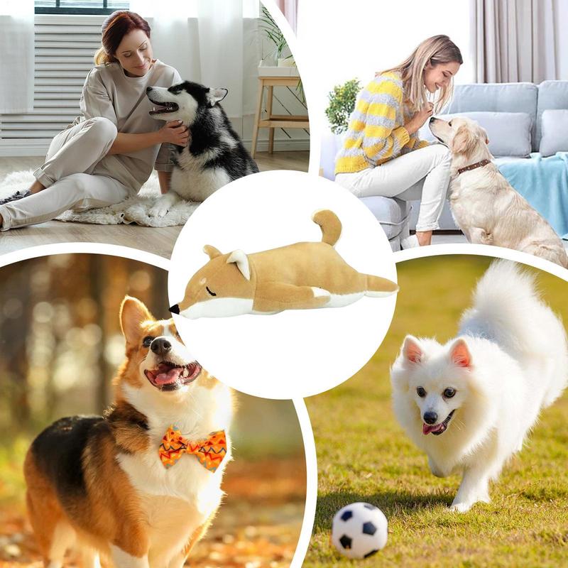 Plush Squeaky Dog Toys Plush Stuffed Pet Puppy Interactive Toy Small Medium Large Dogs Indoor Boredom Companion Entertaining Fun