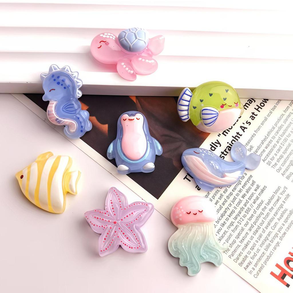 DIY Resin Jewelry Materials: Ocean Series Starfish Accessories for Shoes, Hats, and Headwear