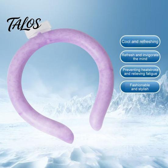 Leak-proof Cooling Tube Portable Neck Tub for Summer, Lightweight Wearable Cooler, Wrap Reusable Ice Cold Ring, Heatstroke Prevention Collar Durable