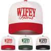 Unisex Wifey Material Letter Embroidery Baseball Caps Spring And Autumn Outdoor Adjustable Casual Hats Sunscreen Hat Sports Cap