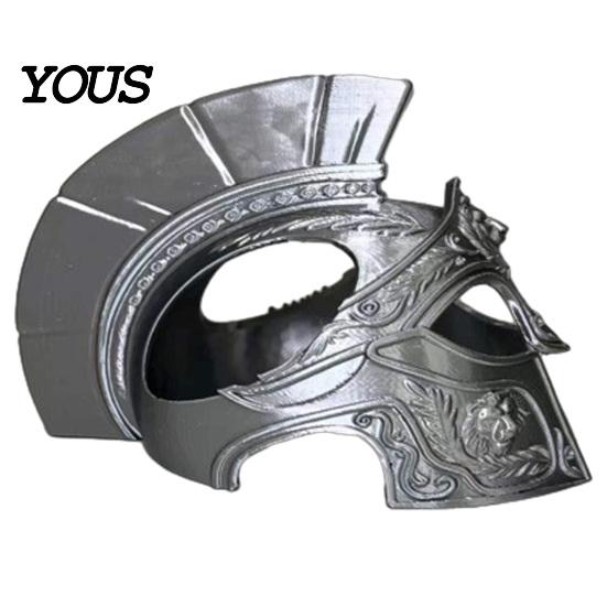 Decorative Cat Mask for Photos Roman Centurion Helmet, 3D Printed Warrior Mask, Unique Gifts Lovers Funny Cosplay Pet Party Costume Accessories