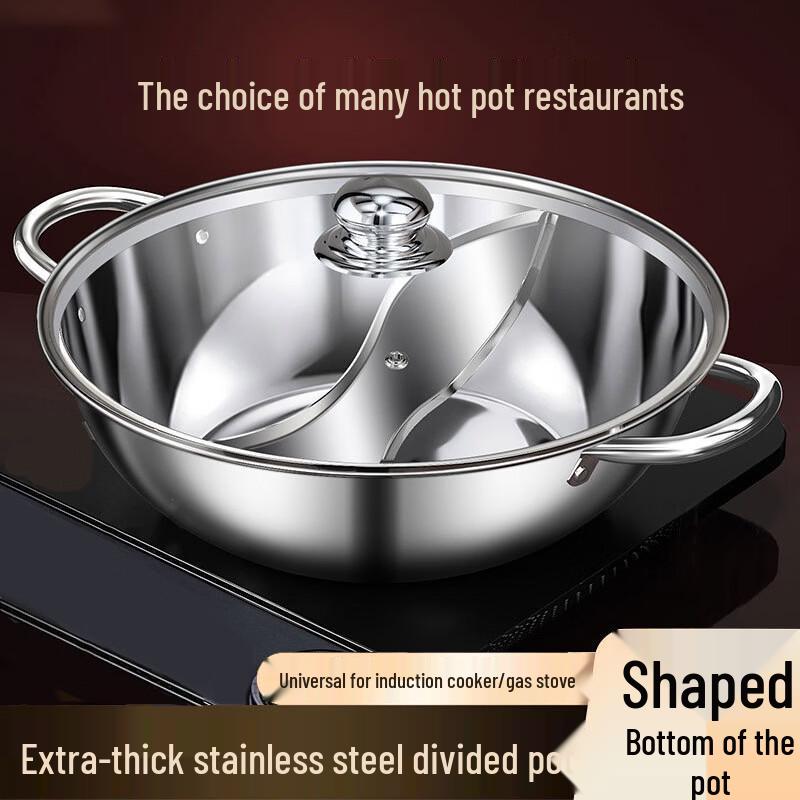 Huiliton Thickened Stainless Steel Hot Pot