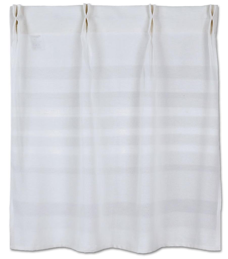 Stylish and Cute Nordic Cafe Curtain by Sunnyday Small Window Sheer Approximately 60cm Wide X 70cm Long Fabric, Tuck, White,