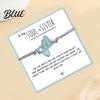 Blue And White Bead Bracelet Soul Sister Handmade Adjustable Ocean-Inspired