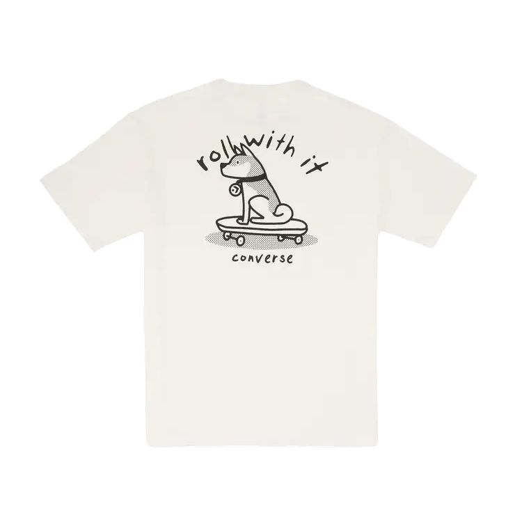 New Converse T Shirts Men's Beige MCH621-W2Y