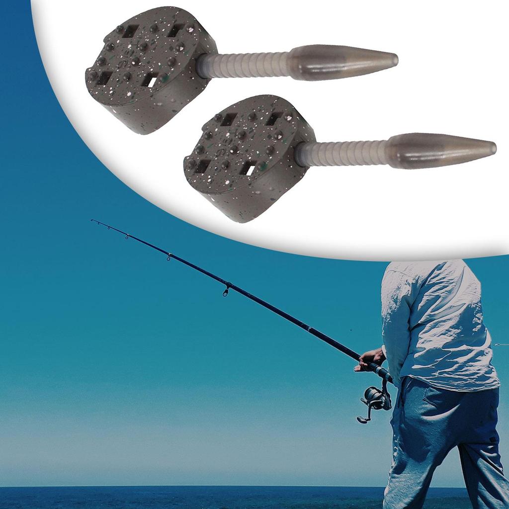 2 stück Angeln Köder Halter Locken Robust Anhänger Mehrweg Multifunktions