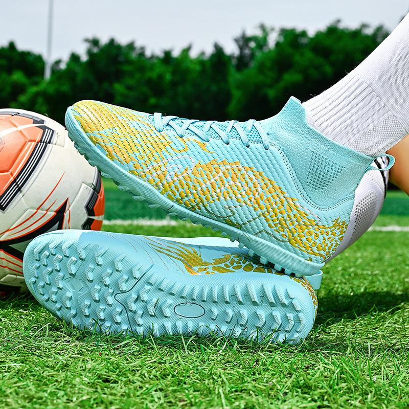 New youth football shoes mainly promote high-quality AG long nails TF broken nails non-slip breathable pad training shoes