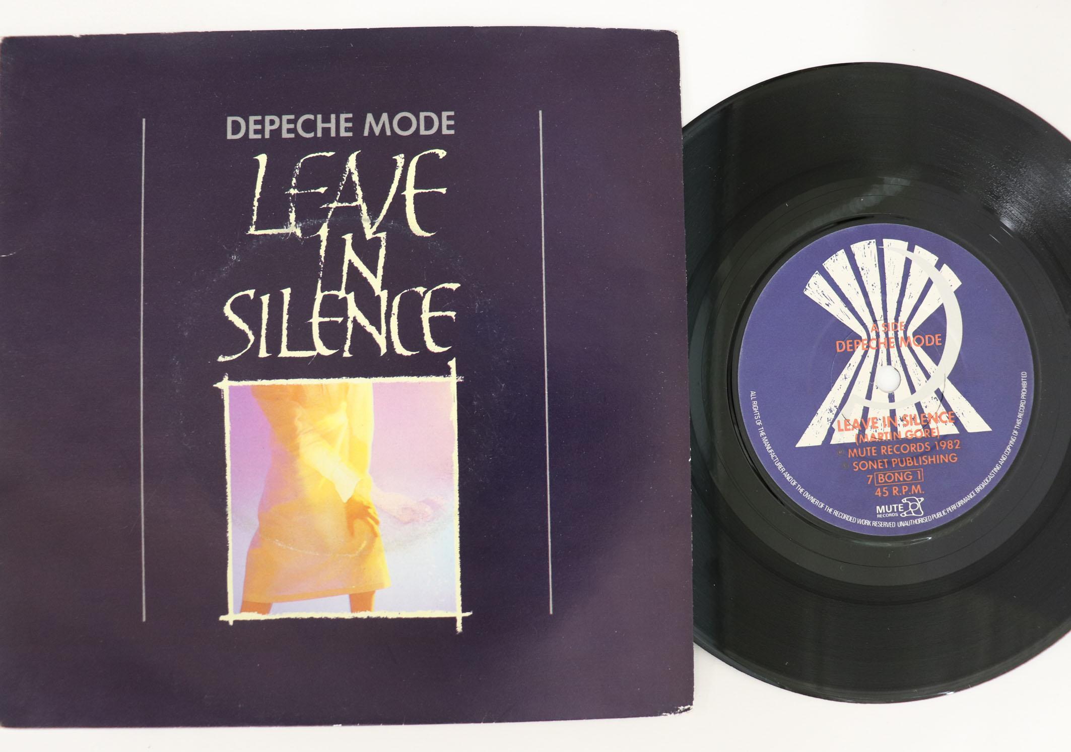 

7inch Record DEPECHE MODE - Leave In Silence 7BONG1 Mute 1982 UK Rock Used