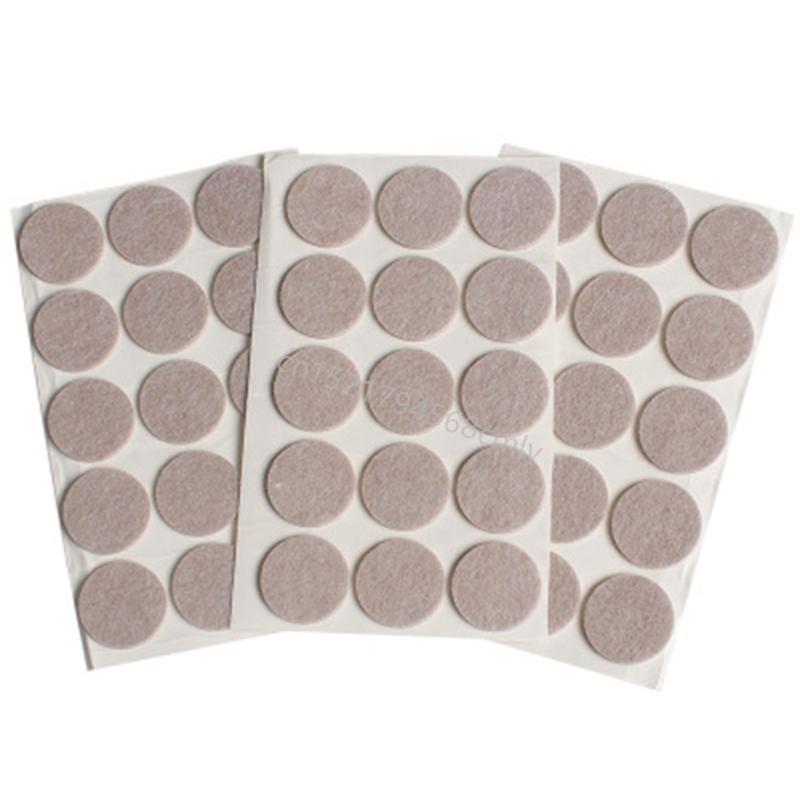 72Pcs Felt Chair Leg Pad Adhesive Floor Scratch and Noise Reducers 6XDE