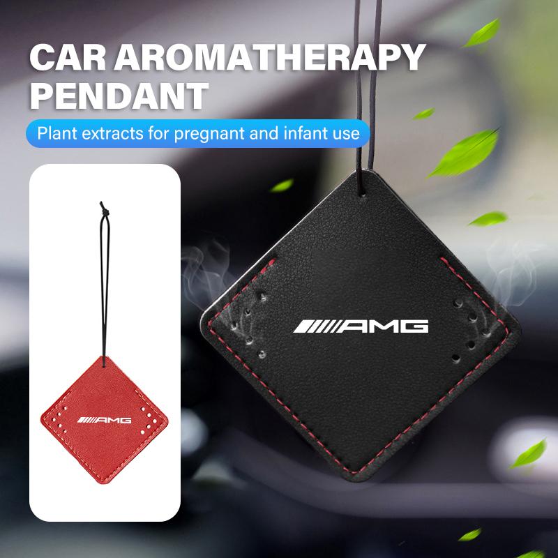 Car Fragrance Pendant Air Freshener Hanging Aromatherapy Tablets For Mercedes Benz AMG W204 W205 W203 W211 W201 W210 W108 W124