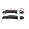 Carbon Fiber 2pc Door Handle Cover Trim Accessories For Chevrolet Camaro 2010-15