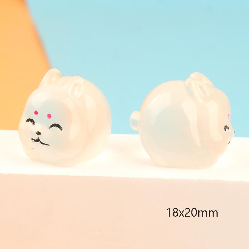 Micro Landscape Glow In the Dark Small Three-dimensional Cute Twelve Zodiac Animals, Decorative Accessories, Car Desktop , Toys