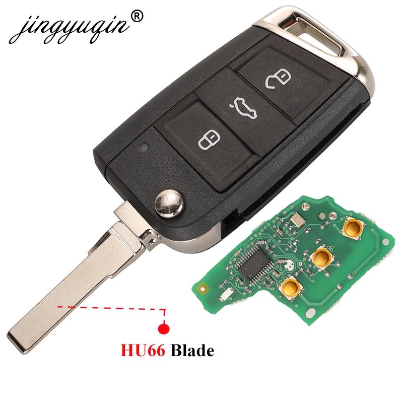 Car Remote Key 434MHz Megamos AES MQB for VW Seat Leon Ateca Golf7 MK7 Touran Polo Tiguan Skoda Octavia 5G6959752AB BB 6V0959752