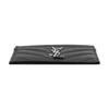 Saint Laurent Ysl Monogram Silver Logo Grainy Embossed Quilted Leather Card Holder Women Card Holder Black 423291-BOW02-1000